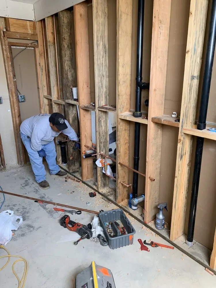 Commercial rough-in plumbing for Gas Line Repair in Laurel Hill